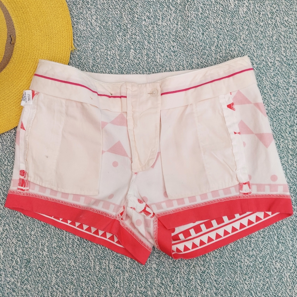 J. Crew Geo Print Shorts, sz 4 - Picture 7 of 9